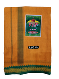 Mens Coloured Cotton Dhoti with Boarder - 3.6 metre