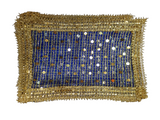 navy blue Sequin net Mataji chundari /matarani chunni