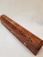 Carved Wood Incense Joss Stick Holder